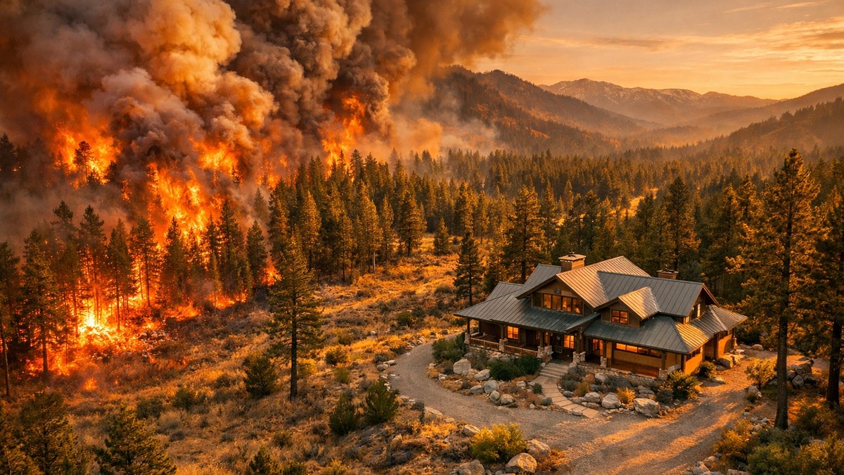Cover of The Homeowner's Defensible Space Blueprint — a free 13-page guide by Tim Murphy